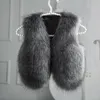 Детская осень зимний жилет детские мальчики девушки имитация пальто детей из искусственных тканей одежда меховой жилет 201106