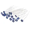 40pcs/Lot Women Rhinestone U Shape Hairpins For Bridal Wedding Accessories Flower Crystal Hair Pins Clip Bridesmaid Jewelry