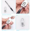 3 Mini Dial Digit lock Numéro Code Mot de passe Combinaison Cadenas Sécurité Voyage Safe Lock pour Cadenas Bagage Lock of Gym Free DHL