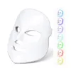 7 цветов красоты терапии фотонов светодиодная маска для лица, легкая уход за кожей омоложение морщин уклон угреватся лицо красоты спа