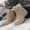 Bota militar masculina combate tornozelo tático tamanho grande pele quente exército sapatos masculinos segurança trabalho moto s 220212