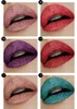 Pudaier Glitter Lip Gloss Velvet Matte 18 Pigment Farben Wasserdicht Langlebige Rot Blau Schwarz Flüssig Lippenstift