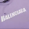 Sweat à capuche 2022 Pulls pour hommes de Balencaigas Printemps Vêtements d'été Lavage Version en vrac Mode manches courtes
