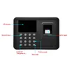 Système d'employé d'enregistreur d'horloge de présence de temps de contrôle d'accès d'empreinte digitale A6 pour le bureau des employés