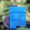 Livraison gratuite bleu Transparent couleur 500 pièces 3x4cm Mini sacs 8mil 1.2 "x1.6" refermable auto-scellant minuscules sacs en plastique