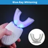 360 Degree Ultrasonic Automatic Electric Toothbrush UShaped White Teeth Oral Care Cleaning Toothbrush 2011132363649