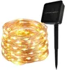 Led Solar String Fairy Light Decoration Outdoor 50/100/200 Waterproof Copper Lights For Christmas Holiday Festival Party Decor Y200903