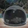 Tente d'entrée gonflable de 4M/5M de diamètre de maison de bulles de ventilateur de silence pour le dôme d'igloo d'arbre de bulle de ciel sombre de Camping de nuit sombre avec plus d'intimité