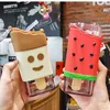 Bouncing straw Bottles summer water cups square children's straw cup baby plastic students