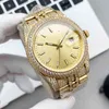 SUPERCLONE Datejust Montre Homme Montres Mécaniques Automatiques Saphir 41mm Bracelet Acier Clouté de Diamants Femme Montre De Luxe Qualité Complète