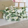 Decorative Flowers & Wreaths Flone Artificial Arrangement Wedding Welcome Sign Centerpiece Table Runners White Backdrop Floral Stage Decorat