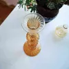 Glass Candle Holder Home Decor Wedding Decoration Accessories European Retro Crystal Candlestick Drop 211222