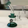 Nargile bong dab teçhizat varış 6.7 "cam su boruları renkli bongs baş mini boru dab kuleleri küçük fıskık beher bong yağ teçhizatı