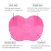 Chaud Maquillage Silicone Pad avec ventouse Beauty Brush Pinceau Nettoyage Pad Nettoyage Tools Livraison Gratuite