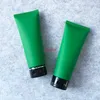 30 Uds 100g tubo vacío suave maquillaje verde crema cosmética loción contenedores de viaje estuche 100ml limpiador Facial Containergood paquete