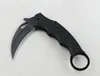 Klasyczny Karambit składane ostrza pazur nóż 440C czarne ostrze aluminiowa rękojeść Outdoor Camping taktyczne składane noże