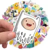 100 pièces Adventure Time mignon dessin animé autocollants Graffiti jouet étanche ordinateur portable bagages Scrapbook planche à roulettes autocollant pour Kid8987510