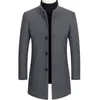 BOLUBAO Brand New Men Wool Coat Men's Solid Color Casual Slim Fit Overcoat Winter Comfortable Fashion Wool Blends Coats Male 201126