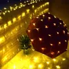 Fairy Lights String Net Mesh светодиодные рождественские украшения Garland Street Рождественская елка декор Navidad Рождественский свет на открытом воздухе Kerst 201203