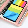 B5 A5 A6 Sticky Notes Planner Schedule 6 Gaten Binder Dairy Memo Divider Sticker voor Losse Leaf Spiraal Notebook Geschenken