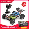 Wltoys 144001 1/14 2.4G Racing RC Car 4WD High Speed Remote Control Vehicle Models Toys 60km/h Quality Assurance for Children 220315
