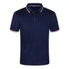 Summer Casual Polo Shirt Mężczyźni Oddychający Anti-Pilling Solidne krótkie rękaw Koszulki polo 11 Kolor Masculina Hombre Rozmiar S-4XL