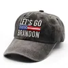 뉴넷 GO Brandon FJB Dad Beanie 스포츠 Snapbacks Cap 자수 야구 모자 씻어 면화 데님 조절 가능 모자 RRD13220