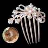 Copricapi di moda femminile perle perle peperoncini accessori per matrimoni con pin rinestone tiara clip da sposa regalo di gioielli per spose