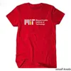 MIT T-Shirt Koleji Kısa Kollu Tee Okul Üniforması Massachusetts Enstitüsü Teknoloji Elbise T-Shirt G1222