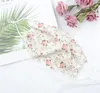 Women Designer Mask Flower Shiffon Mask Thin Double Layer Treasable Sundable Assupal Face Mask 4 Colors216Q