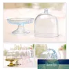 Boîte à bonbons en plastique Transparent Mini gâteau Stand Cupcake douche boîte-cadeau fête mariage bébé faveur pour enfants décoration anniversaire H9E7