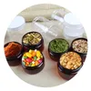 24pc X 100G 150G 200G 250G Empty Cosmetic Packaging Containers With Screw Caps Food Plastic Bottle Jar Tea Pot Candy Tin