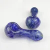 glass smoking bowl smoking pipes glass pipe heady tobacco hand fumed pyrex Colorful Spoon Accessories