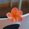 20pcs Light Coral frangipani Plumerias Natural Real Touch Flowers artificial Flower for cake decoration wedding bouquets 201222
