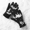 Men and Women Outdoor Waterproof Finger Exposed Touch Screen Winter Fleece Thermal Motorcycle Cycle Racing Skiing Gloves 2201084276487