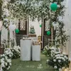 Party Decoration Grand Event Stage Wedding Baby Backdrops Metal Props Circular Column Cylindrical Dessert Table Flower Balloon Crafts Arch