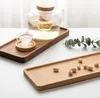 Walnut Beech Wood Prostokąt Square Drewniane Ciasto Dania Home Hotel School Desery Porcja Taca Wood Sushi Plate Sn1614