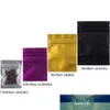 100pcs Translucent matte Flat Storage Bag Clear Front Aluminum Foil Plastic Pouch Bags Custom Logo Accept