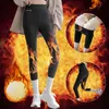 Women Winter Warm Fitness Leggings Super-thick High Stretch Wokrout Leggins High Waist Skinny Trousers Thicken Yoga Pants H1221