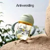 BC Babycare Baby Sippy Cup Print Antichoked HandleSling Voeden Eendenbekbeker Zwaartekrachtbal Drinken Leren Stro Waterfles 28562811