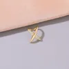 S2681 Fashion Jewelry Single Piece Copper Gold Plated Crossed Ear Clip Earrings Cross Ear Cuff Earclip Earrings
