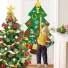 Kids Creative DIY Felt Christmas Tree Decoration for Home Year Gifts Kids Toys Artificial Tree Xmas Tree 201203