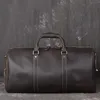 Duffel Taschen 2021 Schwarz Outdoor Business Reisetasche Echtes Leder Schulter Diagonal Große Kapazität Handtasche Für Geschenk LD7651