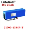 LIITOKALA MARCA ORIGINAL DE LIITOKALA 48V 20V Paquete de baterías eléctricas de la bicicleta 48V 10000W Enchufe de alta potencia XT60