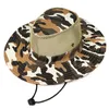 Cappello Boonie Sport Camouflage Jungle Berretto militare Adulti Uomo Donna Cowboy Cappelli a tesa larga per la pesca Packable Army Bucket Hat CNY1141591572