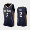 Zion 1 Williamson Men Jeseys Retro Lonzo 2 Ball Brandon 14 Ingram Baloncesto Jersey 2021 Ciudad Nueva OrIeans