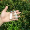 32 * 70 * 12.5mm 30ml Transparenta glasflaskor med gummi kepsarflaskor för flytande läckagesäker lagringsflaska 100pcshigh qualtity