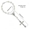 Free shipping Catholic Rosary Necklace Glass Beads Decade Rosary Pendent For Women Gift
