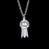 Mode 27*12mm 1ère médaille prix pendentif collier lien chaîne pour femme collier ras du cou bijoux créatifs cadeau de fête