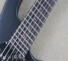 2022 Heet Zwart Bango Custom 6 String Muziek Man Bass Bass Gitaar Actieve Pickups 9V Batterij